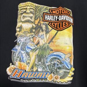 Harley Davidson Motorcycles Hawaii HI Ride The Dream Shirt Black Plus 5XL
